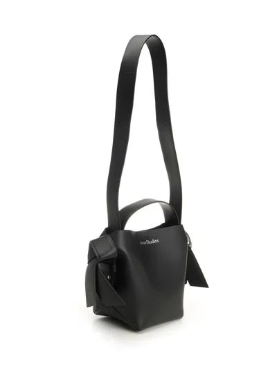 Acne Studios Mini Crossbody Bag Shoulder Bags Black In Black