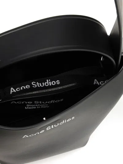 Acne Studios Mini Crossbody Bag Shoulder Bags Black In Black
