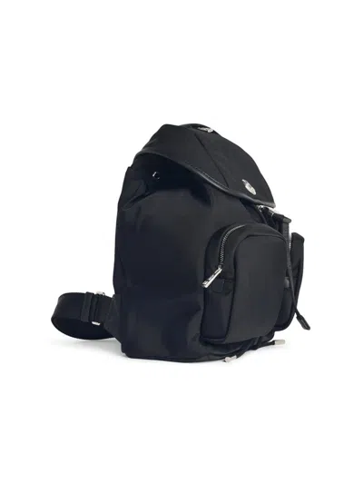 Moncler 'new Trick' Black Polyester Backpack In Black