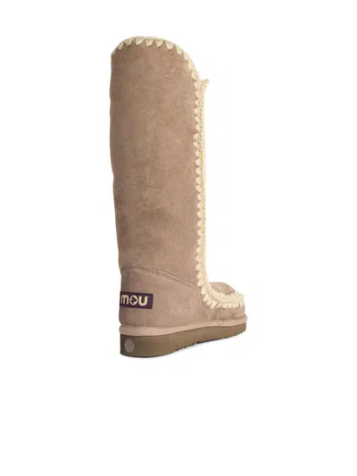 Mou 'eskimo 40' Mole Suede Ankle Boots In Brown