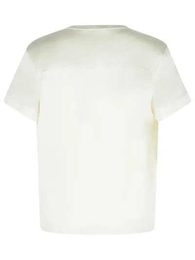 Simkhai Addy Knit Back T-shirt In White In White