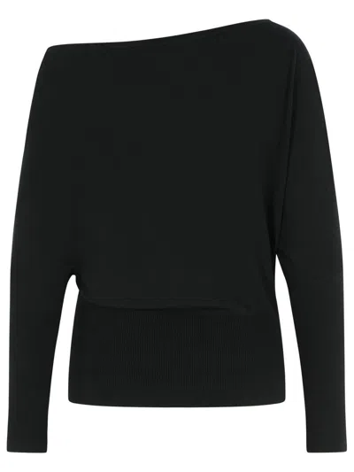 Simkhai 'lavina' Black Wool Blend Sweater In Black
