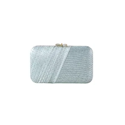 Likha Women's Misty Grey Kimono Clutch Purse In Gray