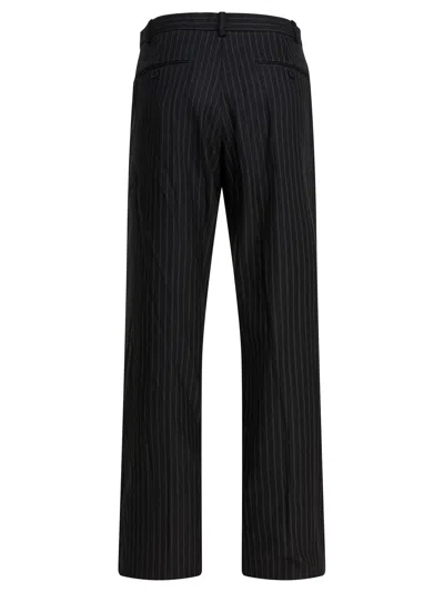 Isabel Marant Noanda Pinstriped Wool-blend Straight Pants
