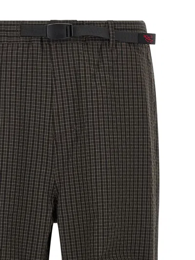 Gramicci Northside Plaid Pants Brown In Gray