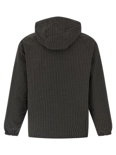 Gramicci Northside Plaid Puffer Jackets Brown In Multi