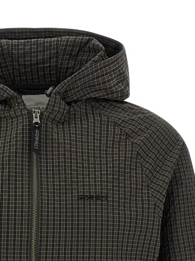 Gramicci Northside Plaid Puffer Jackets Brown In Multi