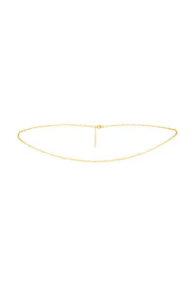 Naiia Women's Love Me Tender Gold Heart Belly Chain In Brown