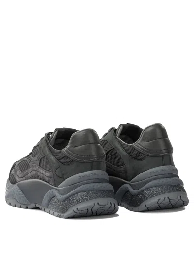 Philippe Model Low Top Sneakers Mesh Panels In Gray