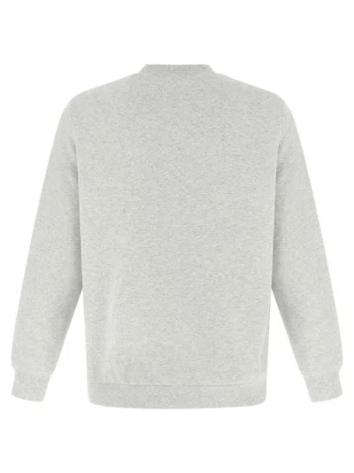 Gramicci Embroidered Crew-neck Sweatshirt In Gray