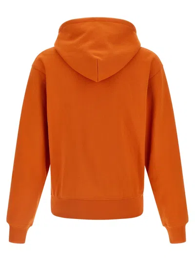 Gramicci Zip-front Embroidered Hoodie In Orange
