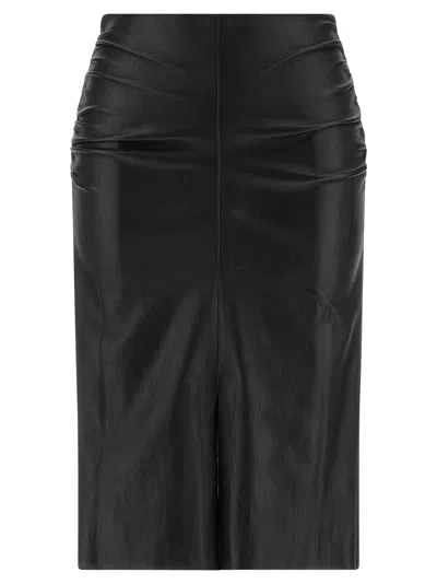 Stouls Ruched Detailing Skirt Featuring Back Slit