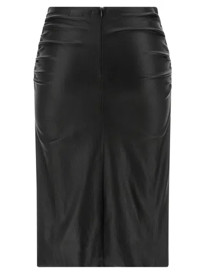 Stouls Ruched Detailing Skirt Featuring Back Slit