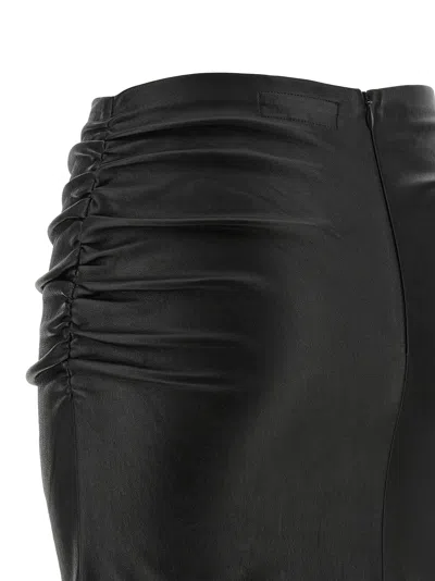 Stouls Ruched Detailing Skirt Featuring Back Slit