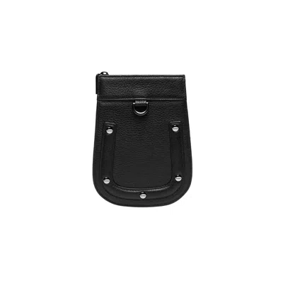 Lovard Women's Leather Violin Black Gunmetal In Black