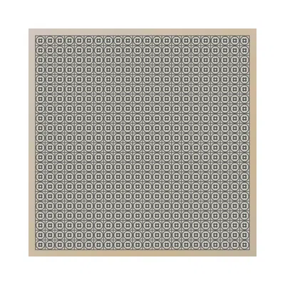 Lost Pattern Nyc Men's "geometric Blooms" Silk Bandana Scarf - Grey In Gray