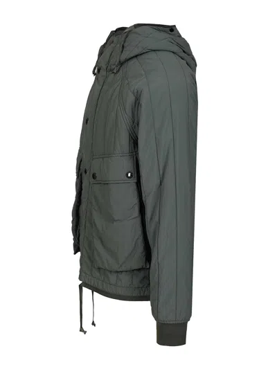 C.p. Company Padded Goggle Jacket Jackets Grey In Gray