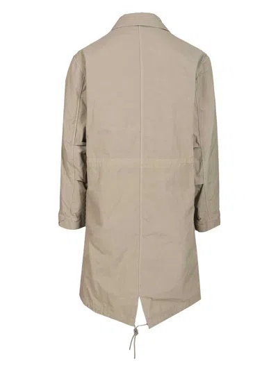 C.p. Company Padded Coat Knitwear Grey In Neutral