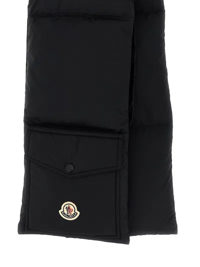 Moncler Insulated Scarf Featuring Buttoned Pocket