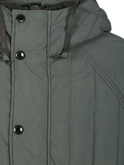 C.p. Company Padded Goggle Jacket Jackets Grey In Gray