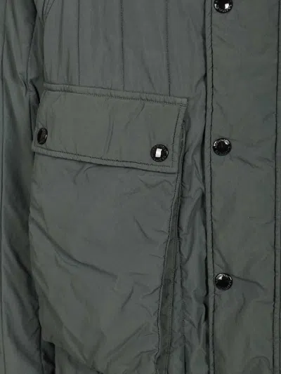 C.p. Company Padded Goggle Jacket Jackets Grey In Gray