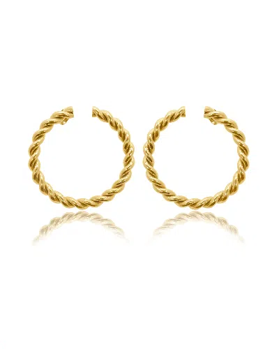 Viea Women's Gold Selene Rope Earrings In Gold