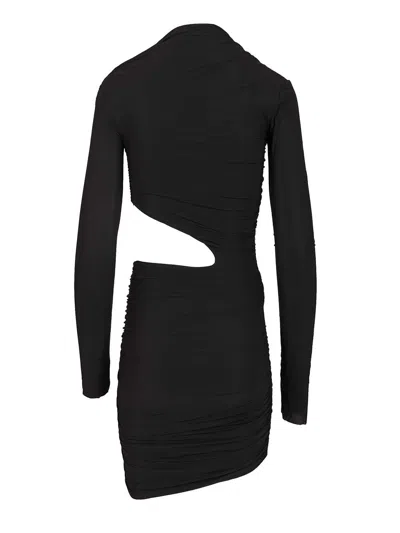 Amazuìn Asymmetric Dress In Black