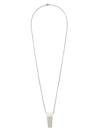 Rick Owens Pendant Necklace In Metallic