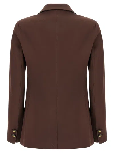 Elisabetta Franchi Single-breasted Viscose Blend Blazer
