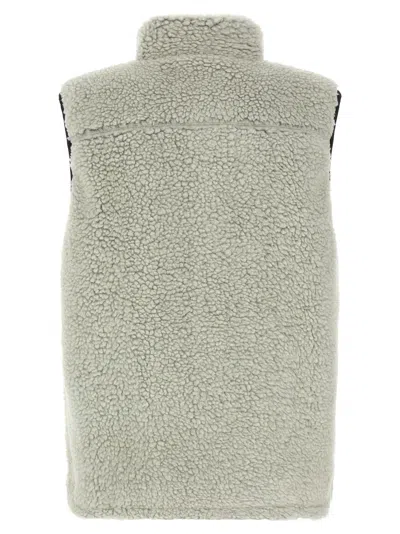 Gramicci Reversible Sherpa Gilet Multicolor In Gray