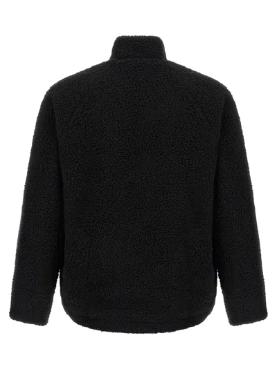 Gramicci Sherpa-fleece Reversible Jacket In Black