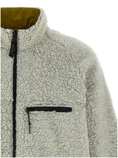 Gramicci Reversible Sherpa Puffer Jackets Multicolor In Gray
