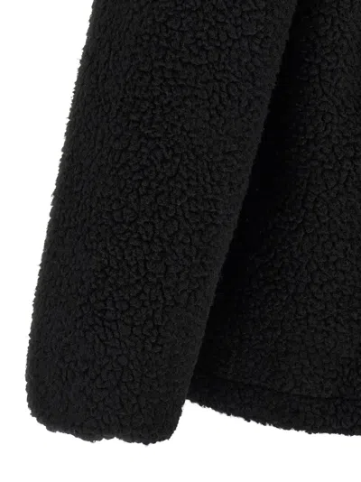 Gramicci Sherpa-fleece Reversible Jacket In Black