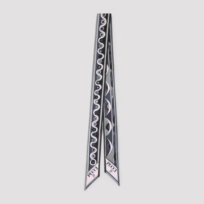 Pucci Patterned Silk Bandeau With Logo-print