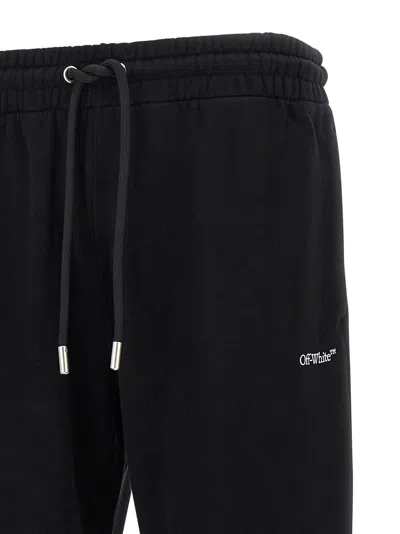 Off-white Scribble Diag Joggers In Black