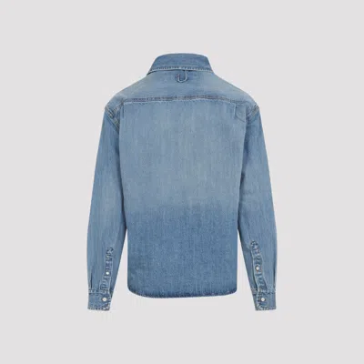 Jacquemus La Chemise De-nimes Simon With Embroidered Logo Clothing