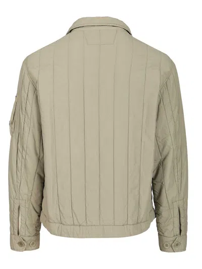 C.p. Company Short Padded Jacket Jackets Grey In Gray