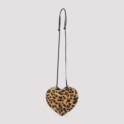 Alaïa Le Coeur Leopard Shoulder Bag Women In Multi