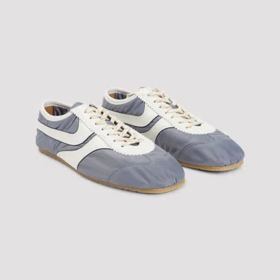 Dries Van Noten Low-profile Blue Sneakers With Contrasting Side Stripes