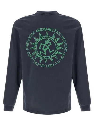 Gramicci Sun Pigment-dyed Long Sleeve T-shirt In Gray