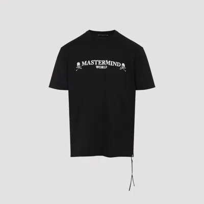 Mastermind Japan Skull-print Drawstring T-shirt In Black