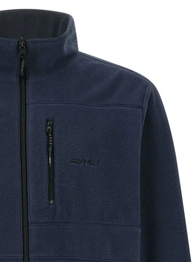Gramicci Thermal Fleece Reversible Puffer Jackets Blue In Blue