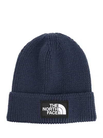 The North Face Tnf Box Logo Beanie Hats Blue