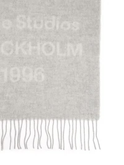 Acne Studios Venus Scarf 1996 Scarves And Foulards Grey In Gray