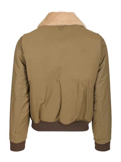 Valstar Virgil Padded Flight Jkt 64% Cotone 36 Poliestere Collo Misto Alpaca Jackets Green In Green