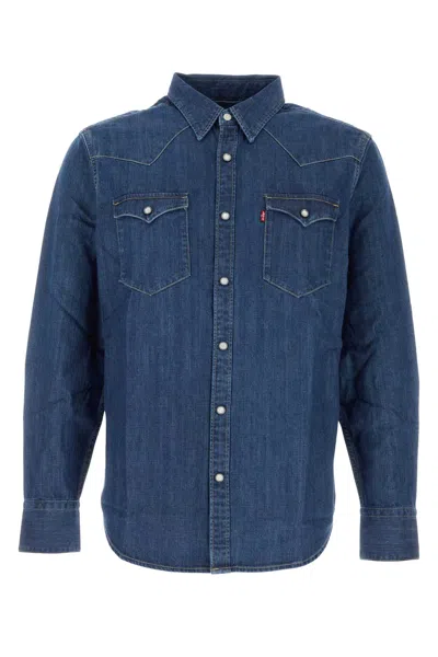 Levi's Barstow Western Denim Shirt In Red Cast Rinse