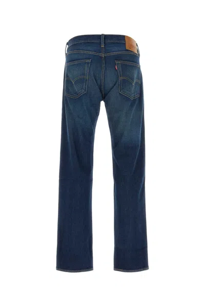 Levi's 501 Straight-leg Jeans In Light-wash Cotton In Blue