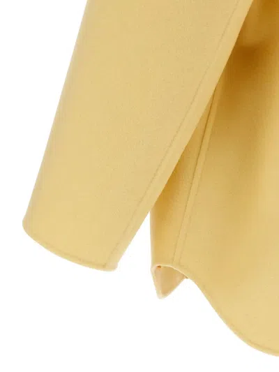 Fendi Wool Double-breasted Pea Coat Clothing