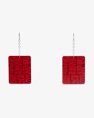Isabel Marant Blacke Patterned Earrings