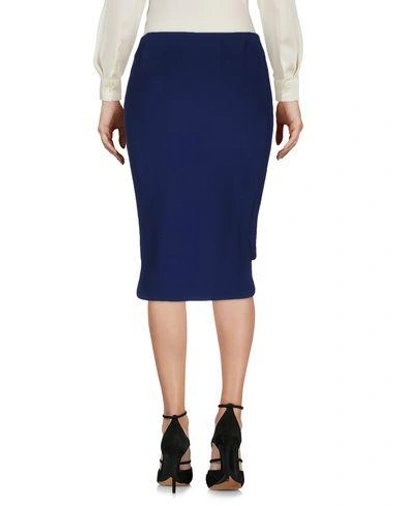 Shop Barbara Bui Knee Length Skirt In Blue